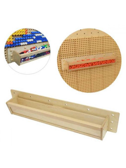 Drewniana Półeczka Przezroczysta Ścianka 80 cm - Masterkidz Tablica Naukowo-Kreatywna STEM