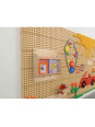 Drewniana Kasetka Na Przedmioty 40 cm - Tablica Naukowo-Kreatywna Masterkidz STEM