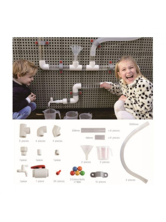 MASTERKIDZ System Rur Do Tablicy STEM 80 elementów