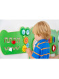 Viga Tablica Sensoryczna Manipulacyjna Edukacyjna Krokodyl Montessori Viga Tablica Sensoryczna Manipulacyjna Edukacyjna Krokodyl Montessori