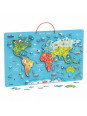 Viga 2w1 Tablica Edukacyjna z Magnetyczną Mapą Świata Montessori Viga 2w1 Tablica Edukacyjna z Magnetyczną Mapą Świata Montessori