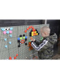 MASTERKIDZ Zestaw Kołeczki w kształcie figur geometrycznych 64szt do tablic STEM MASTERKIDZ Zestaw Kołeczki w kształcie figur geometrycznych 64szt do tablic STEM