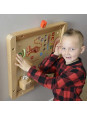 MASTERKIDZ Tablica Edukacyjna Zmysł Słuchu Montessori