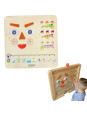 MASTERKIDZ Tablica Edukacyjna Jak Się Czujesz?  Nauka Emocji Montessori