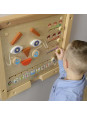 MASTERKIDZ Tablica Edukacyjna Jak Się Czujesz?  Nauka Emocji Montessori