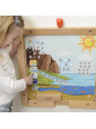 MASTERKIDZ Tablica Edukacyjna Obieg Wody Montessori MASTERKIDZ Tablica Edukacyjna Obieg Wody Montessori