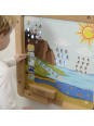 MASTERKIDZ Tablica Edukacyjna Obieg Wody Montessori MASTERKIDZ Tablica Edukacyjna Obieg Wody Montessori