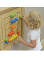MASTERKIDZ Tablica Ścienna Edukacyjna Labirynt Koraliki Montessori MASTERKIDZ Tablica Ścienna Edukacyjna Labirynt Koraliki Montessori