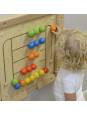 MASTERKIDZ Tablica Ścienna Edukacyjna Labirynt Koraliki Montessori MASTERKIDZ Tablica Ścienna Edukacyjna Labirynt Koraliki Montessori