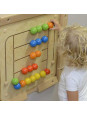 MASTERKIDZ Tablica Ścienna Edukacyjna Labirynt Koraliki Montessori MASTERKIDZ Tablica Ścienna Edukacyjna Labirynt Koraliki Montessori