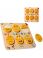 MASTERKIDZ Tablica do Nauki Emocji Drewniane Jajka jaki Humor? Montessori MASTERKIDZ Tablica do Nauki Emocji Drewniane Jajka jaki Humor? Montessori