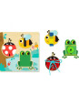 Tooky Toy Drewniana Tablica Edukacyjna Sorter Trening Ćwiczenia Sznurek Guzik Klamerka Tooky Toy Drewniana Tablica Edukacyjna Sorter Trening Ćwiczenia Sznurek Guzik Klamerka