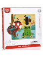 Tooky Toy Drewniana Tablica Edukacyjna Sorter Trening Ćwiczenia Sznurek Guzik Klamerka Tooky Toy Drewniana Tablica Edukacyjna Sorter Trening Ćwiczenia Sznurek Guzik Klamerka