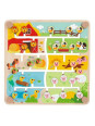 TOOKY TOY Interaktywna Tablica Edukacyjna Sorter Montessori Zwierzątka i Alfabet TOOKY TOY Interaktywna Tablica Edukacyjna Sorter Montessori Zwierzątka i Alfabet