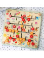 TOOKY TOY Interaktywna Tablica Edukacyjna Sorter Montessori Zwierzątka i Alfabet TOOKY TOY Interaktywna Tablica Edukacyjna Sorter Montessori Zwierzątka i Alfabet