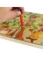 TOOKY TOY Labirynt Drzewko Owocowe Magnetyczne Nauka Liczenia
