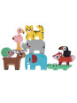TOOKY TOY Drewniane Klocki Układanka Zwierzątka Montessori 9 el. TOOKY TOY Drewniane Klocki Układanka Zwierzątka Montessori 9 el.