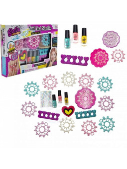 WOOPIE ART&FUN Zestaw do Malowania Paznokci dla Dzieci + Tipsy