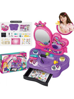 WOOPIE Toaletka dla Dziewczynki 2w1 Studio Tatuażu