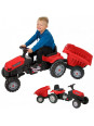 WOOPIE Traktor na Pedały Farmer GoTrac MAXI z Przyczepą Ciche Koła
