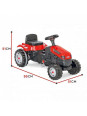 WOOPIE Traktor na Pedały Farmer GoTrac Ciągnik Ciche Koła WOOPIE Traktor na Pedały Farmer GoTrac Ciągnik Ciche Koła