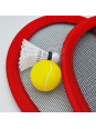 WOOPIE Duże Rakietki do Tenisa Badminton dla Dzieci Zestaw + Piłka Lotka WOOPIE Duże Rakietki do Tenisa Badminton dla Dzieci Zestaw + Piłka Lotka