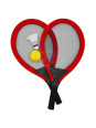 WOOPIE Duże Rakietki do Tenisa Badminton dla Dzieci Zestaw + Piłka Lotka WOOPIE Duże Rakietki do Tenisa Badminton dla Dzieci Zestaw + Piłka Lotka