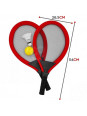WOOPIE Duże Rakietki do Tenisa Badminton dla Dzieci Zestaw + Piłka Lotka WOOPIE Duże Rakietki do Tenisa Badminton dla Dzieci Zestaw + Piłka Lotka