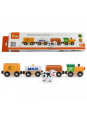 Viga Zestaw akcesoriów do kolejki - pociąg rolniczy Viga Zestaw akcesoriów do kolejki - pociąg rolniczy
