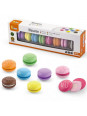 Drewniany Ciastka Zestaw kolorowych makaroników Viga Toys 8 sztuk