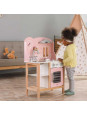 VIGA PolarB Drewniana Kuchnia z Akcesoriami Silver - Pink VIGA PolarB Drewniana Kuchnia z Akcesoriami Silver - Pink