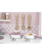 VIGA PolarB Drewniana Kuchnia z Akcesoriami Silver - Pink VIGA PolarB Drewniana Kuchnia z Akcesoriami Silver - Pink
