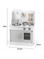 VIGA PolarB Drewniana Kuchnia z Akcesoriami Eco Gray