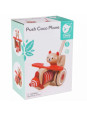 Drewniany Pchacz Samolot Miś Coco Classic World Drewniany Pchacz Samolot Miś Coco Classic World