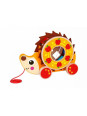 TOOKY TOY Duży Drewniany Sorter Jeż Do Ciągnięcia 2w1