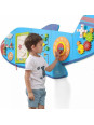 Sensoryczna Edukacyjna Tablica Drewniana Manipulacyjna Viga Samolot Montessori
