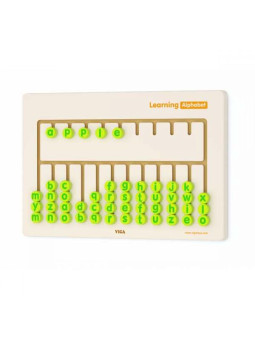 Viga Toys Tablica Sensoryczna Nauka Alfabetu