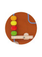 Drewniana Gra z przeplatnką i kołami zębatymi Koń Viga Toys Montessori Drewniana Gra z przeplatnką i kołami zębatymi Koń Viga Toys Montessori