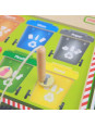 MASTERKIDZ Tablica Magnetyczna Segregowanie Odpadów Ciężarówka do Recyklingu Montessori