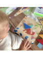 TOOKY TOY Puzzle Tangram Układanka dla Dzieci Nauka Kształtów Figury Kształty 18el. TOOKY TOY Puzzle Tangram Układanka dla Dzieci Nauka Kształtów Figury Kształty 18el.