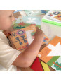 TOOKY TOY Puzzle Tangram Układanka dla Dzieci Nauka Kształtów Figury Kształty 18el. TOOKY TOY Puzzle Tangram Układanka dla Dzieci Nauka Kształtów Figury Kształty 18el.