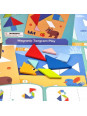 TOOKY TOY Puzzle Tangram Układanka dla Dzieci Nauka Kształtów Figury Kształty 18el. TOOKY TOY Puzzle Tangram Układanka dla Dzieci Nauka Kształtów Figury Kształty 18el.