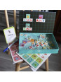 TOOKY TOY Układanka Puzzle Montessori Alfabet dla Dzieci Nauka Literek Pisania 151 el.