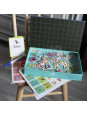 TOOKY TOY Układanka Puzzle Montessori Alfabet dla Dzieci Nauka Literek Pisania 151 el.