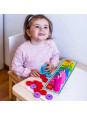 WOOPIE GREEN Układanka Nauka Liczenia i Kolorów Montessori 56 el.