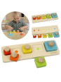 MASTERKIDZ Układanka Nauka Rozmiarów i Kolorów Montessori