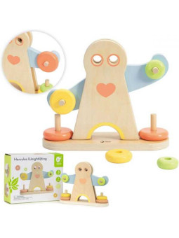 CLASSIC WORLD Edukacyjna Waga Równoważnia Hercules dla Dzieci MONTESSORI 7 el.
