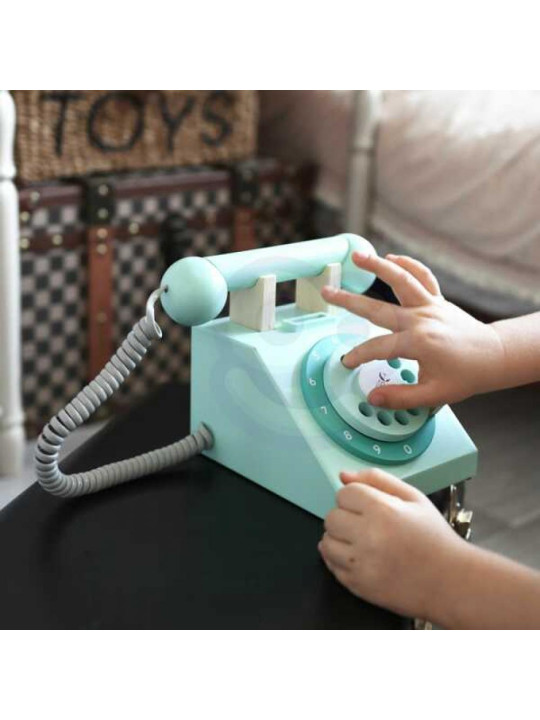 CLASSIC WORLD Klasyczny Drewniany Telefon dla Dzieci 4 el. CLASSIC WORLD Klasyczny Drewniany Telefon dla Dzieci 4 el.