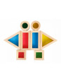 TOOKY TOY Drewniane Kolorowe Klocki Lustra Zestaw 8 el. FSC TOOKY TOY Drewniane Kolorowe Klocki Lustra Zestaw 8 el. FSC