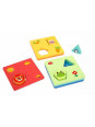 TOOKY TOY Układanka Montessori Kształty i Kolory Zwierzątka 6 Planszy FSC TOOKY TOY Układanka Montessori Kształty i Kolory Zwierzątka 6 Planszy FSC